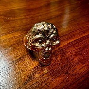 Gold Skull Ring